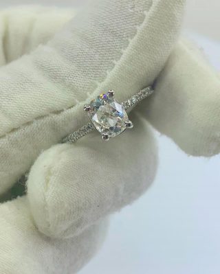 1.33ct Oval Diamond ring ? our latest handmade engagement ring from our workshop!